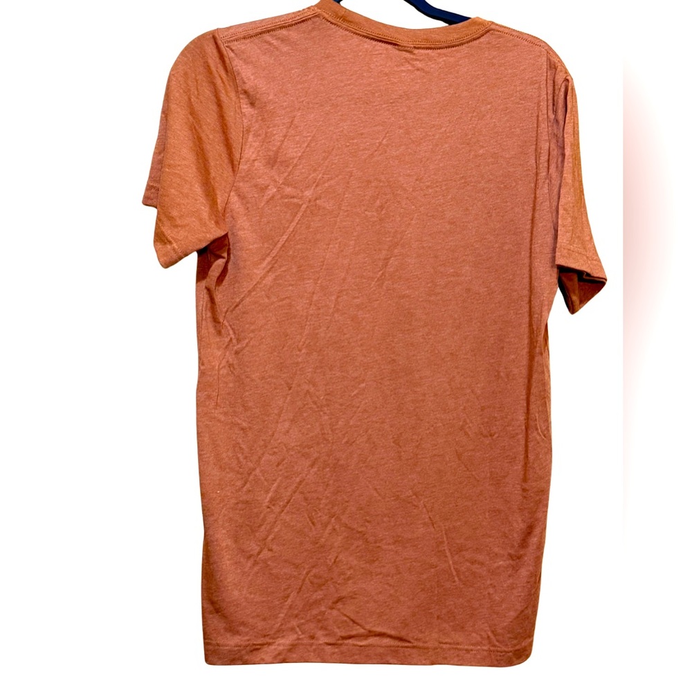 Fall Vibes Burnt Orange Graphic Tee Bella‎ + Canvas Unisex Medium Cozy Top - Picture 4 of 7